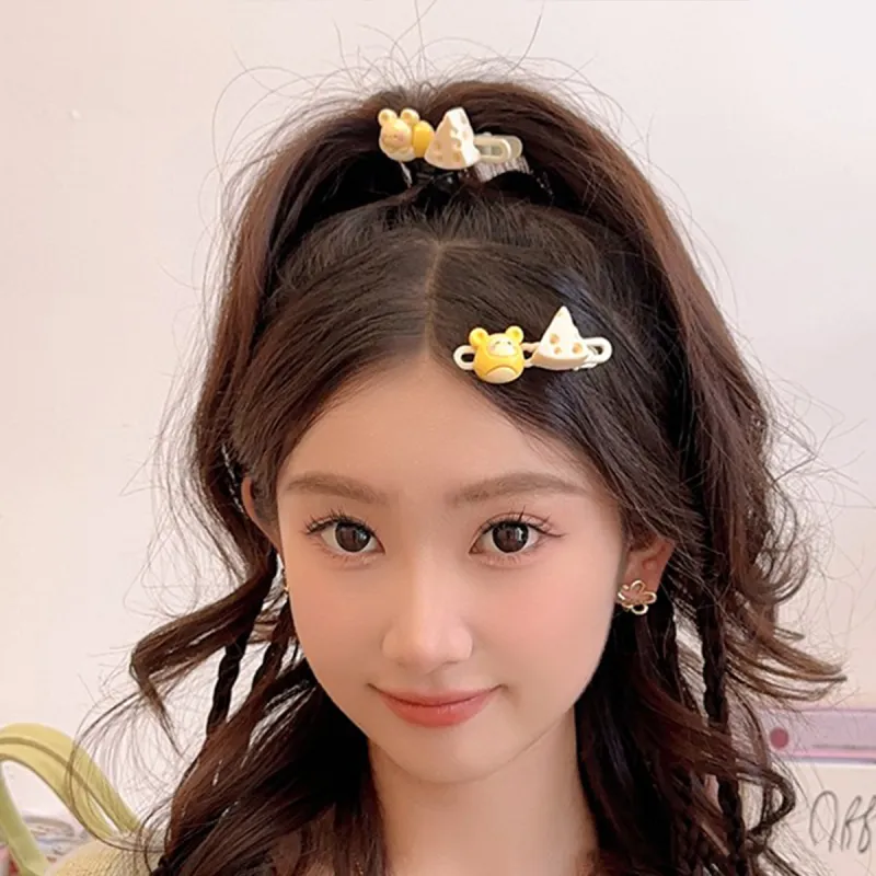 QIANFANGDAHUANGYE Alloy Hair Clips Women's-5