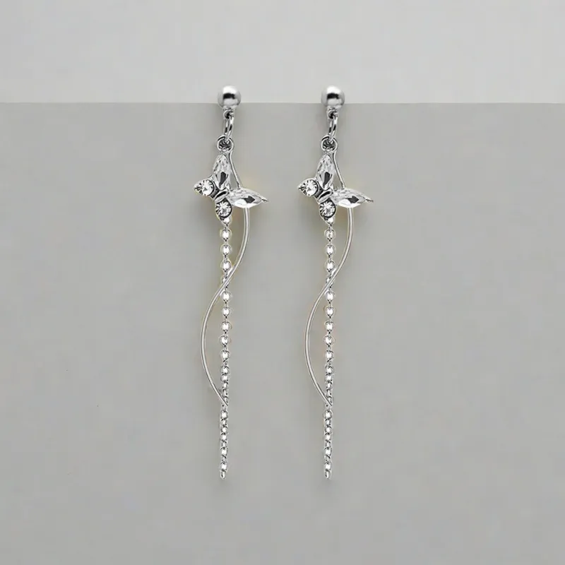 QIANFANGDAHUANGYE S925 Silver Stud Earrings Women's-3