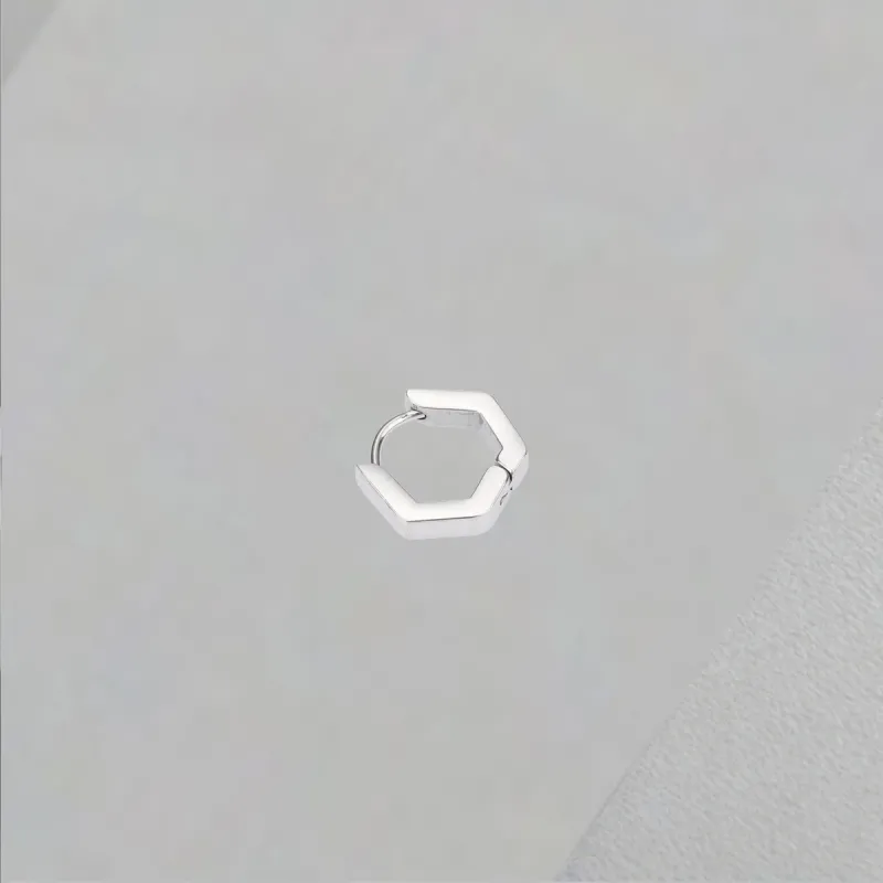 QIANFANGDAHUANGYE Titanium Steel Earrings Unisex-2