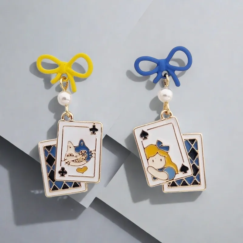 QIANFANGDAHUANGYE Faux Pearl Earrings Women's-5