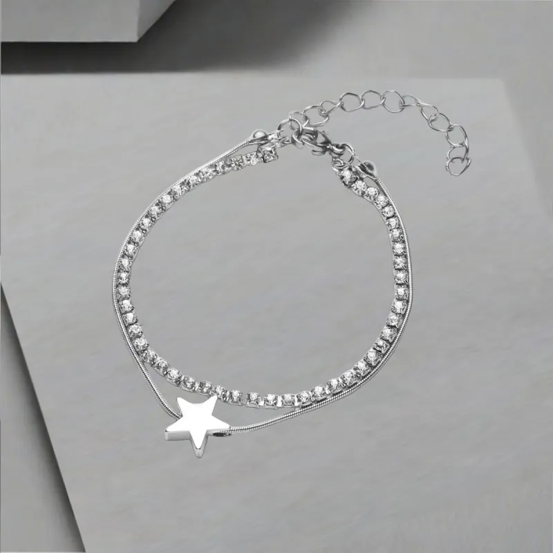 QIANFANGDAHUANGYE Zircon Bracelets Women's-3