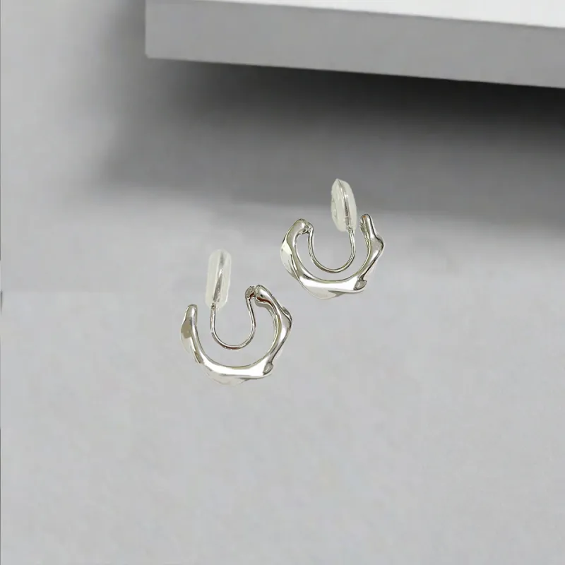 QIANFANGDAHUANGYE Alloy Clip On Earrings Unisex-5