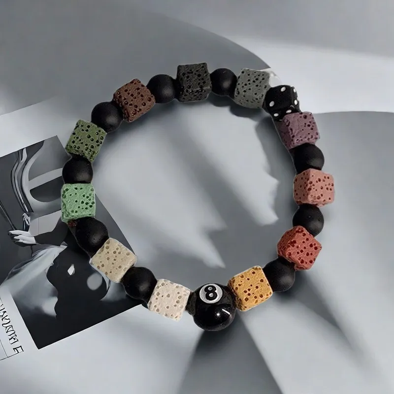 QIANFANGDAHUANGYE Glass Bracelets Women's-5