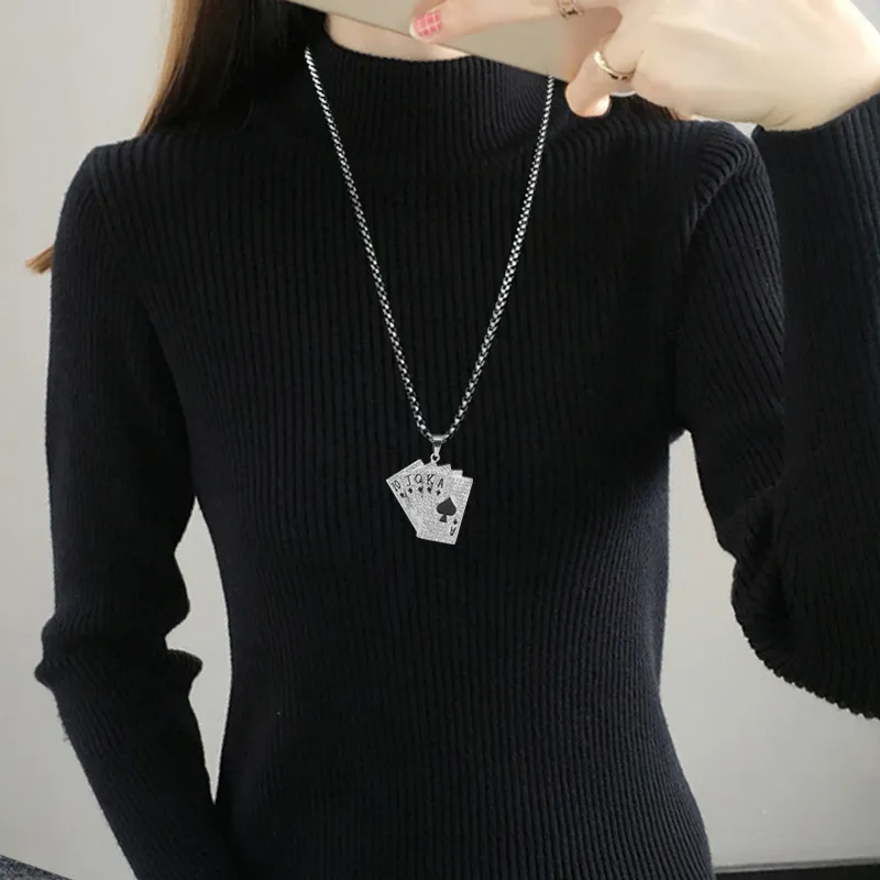 QIANFANGDAHUANGYE Alloy Necklaces Unisex-1