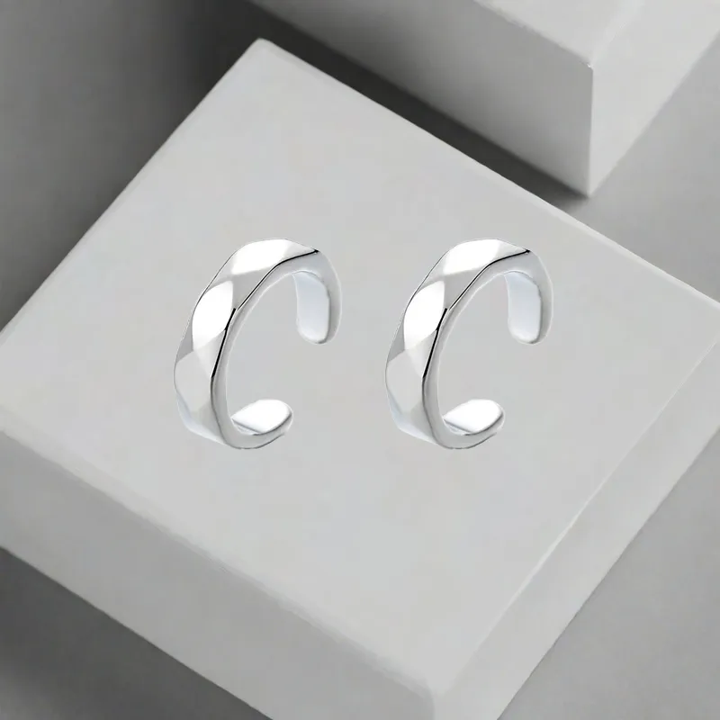 QIANFANGDAHUANGYE Alloy Clip On Earrings Unisex-8