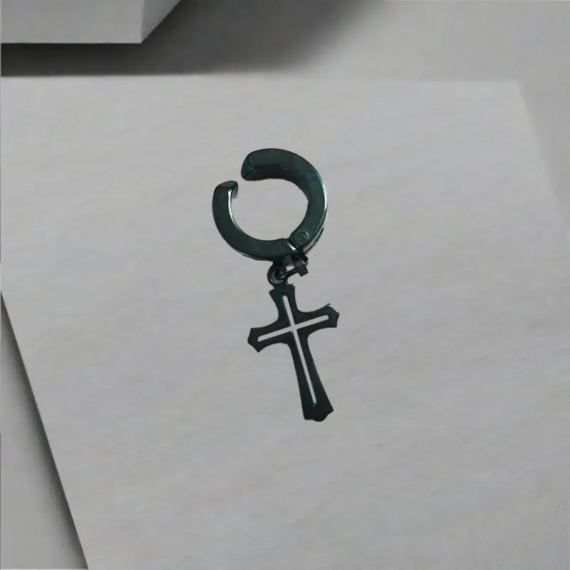 QIANFANGDAHUANGYE Alloy Clip-On Earrings Unisex-2