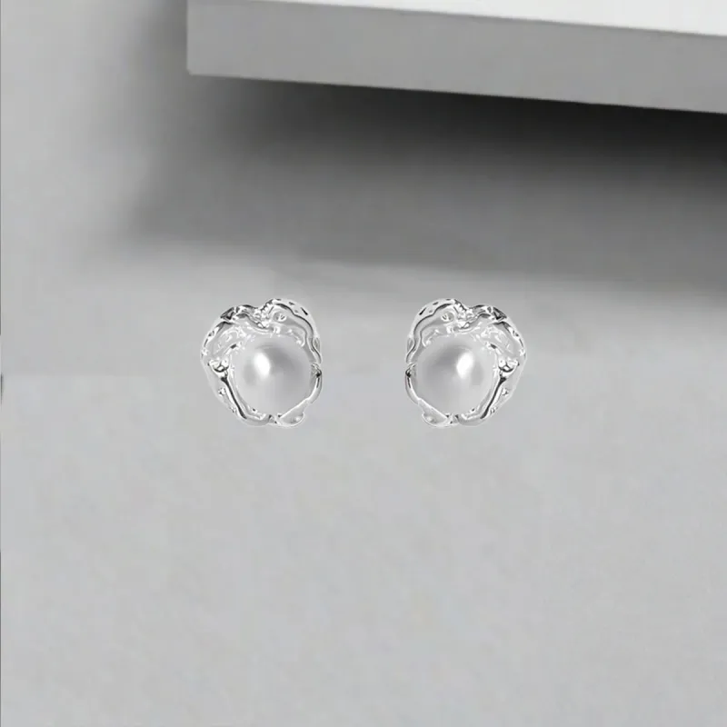 QIANFANGDAHUANGYE Alloy Stud Earrings Women's-5