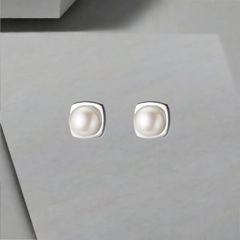 QIANFANGDAHUANGYE Alloy Stud Earrings Women's-5