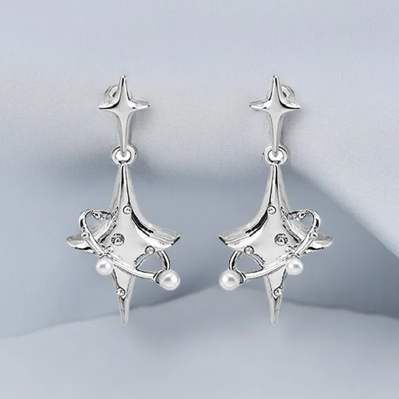 QIANFANGDAHUANGYE S925 Silver Stud Stud Earrings Women's-2