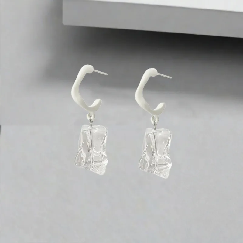 QIANFANGDAHUANGYE S925 Silver Earrings Women's-5