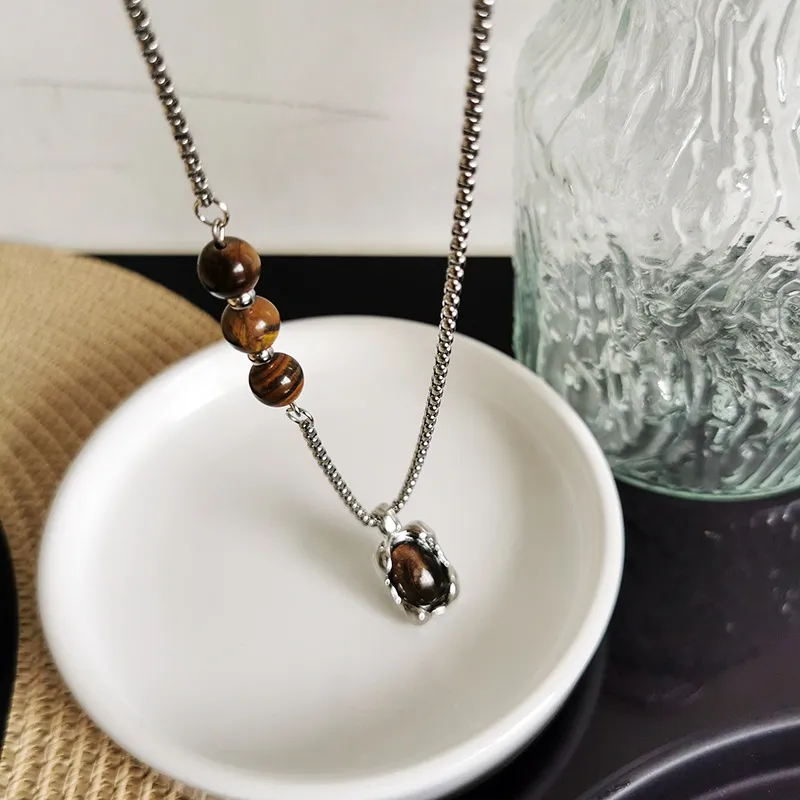 QIANFANGDAHUANGYE Titanium Steel Necklaces Women's-2