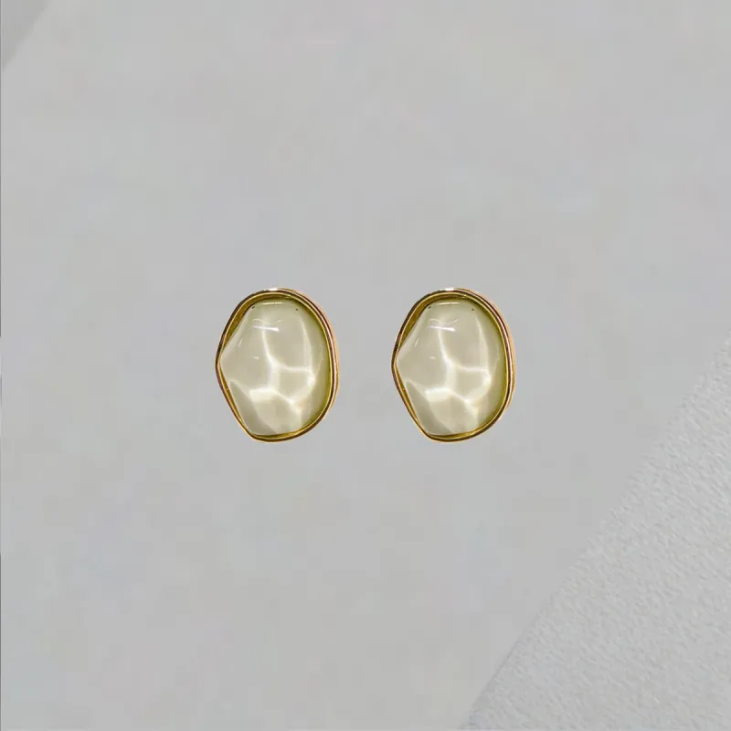 QIANFANGDAHUANGYE Alloy Stud Earrings Women's-3