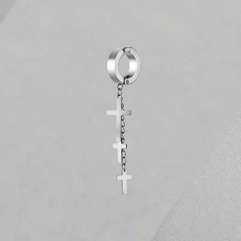 QIANFANGDAHUANGYE Alloy Clip On Earrings Unisex-4