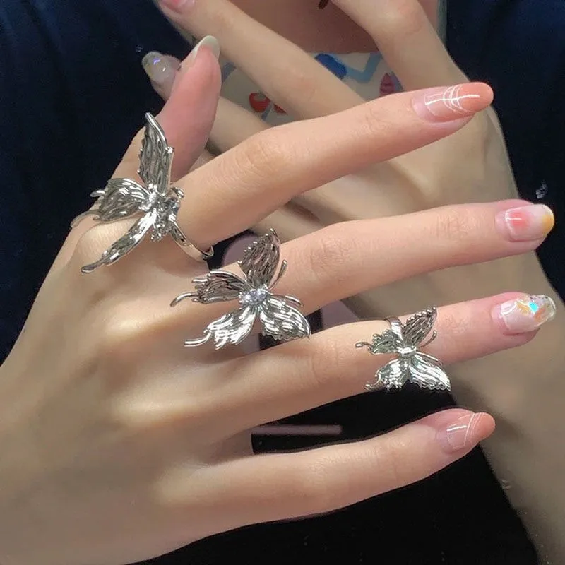 QIANFANGDAHUANGYE Alloy Rings Women's-1
