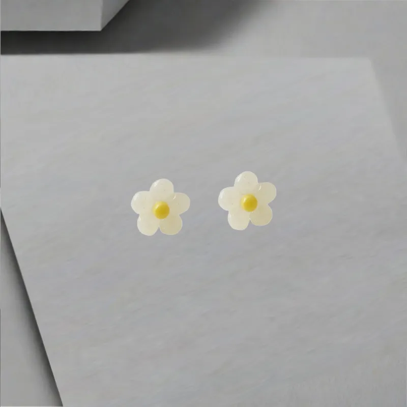 QIANFANGDAHUANGYE Resin Stud Earrings Women's-5