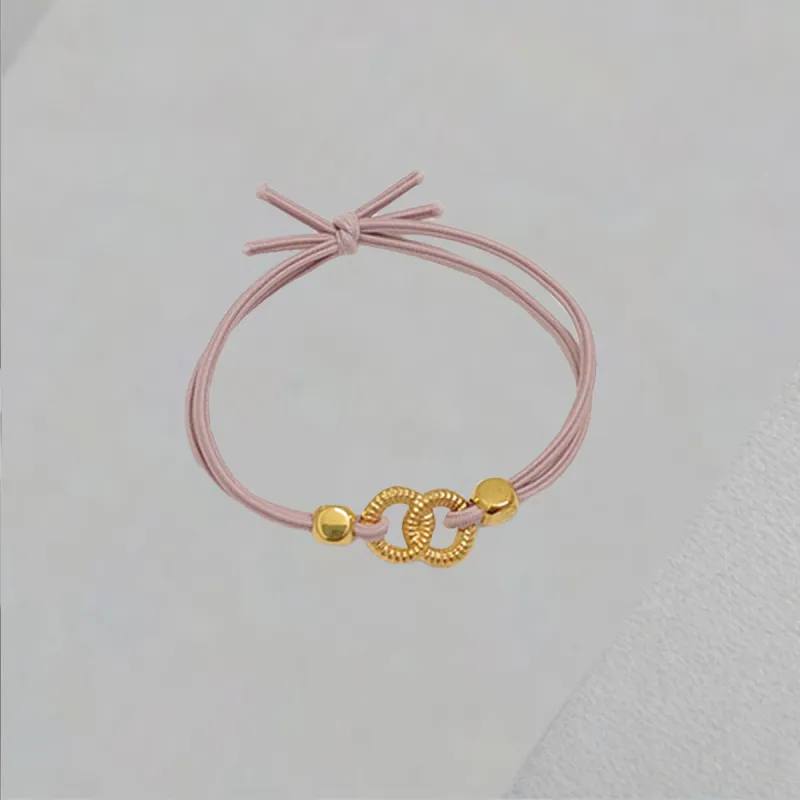QIANFANGDAHUANGYE Fabric Hair Tie Women's-5