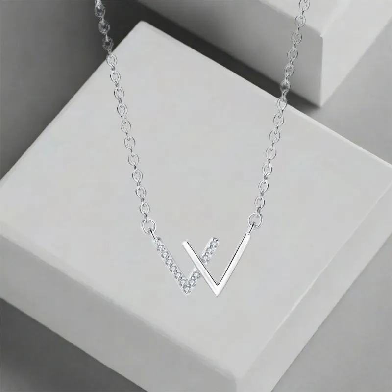 QIANFANGDAHUANGYE Titanium Steel Necklaces Women's-3