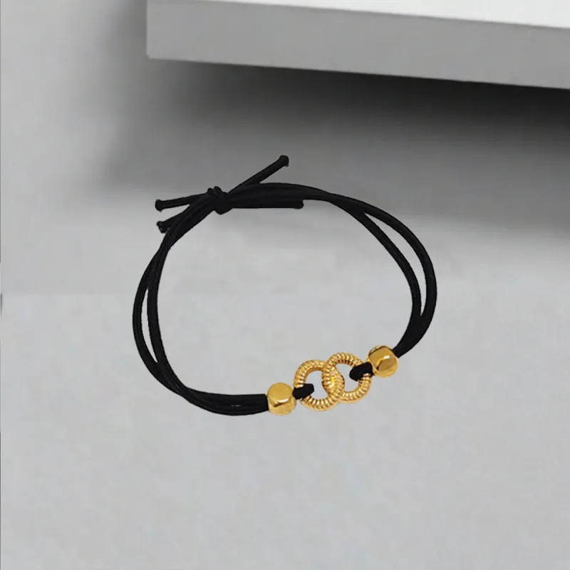 QIANFANGDAHUANGYE Fabric Hair Tie Women's-4