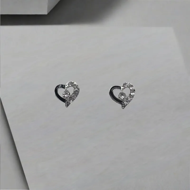 QIANFANGDAHUANGYE Zircon Stud Earrings Women's-5