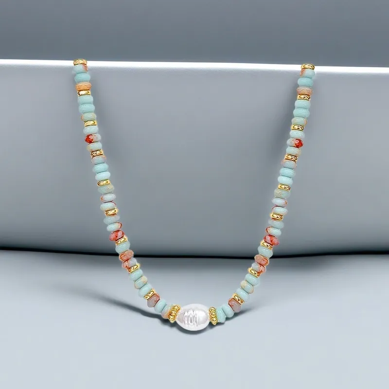 QIANFANGDAHUANGYE Resin Necklaces Women's-5