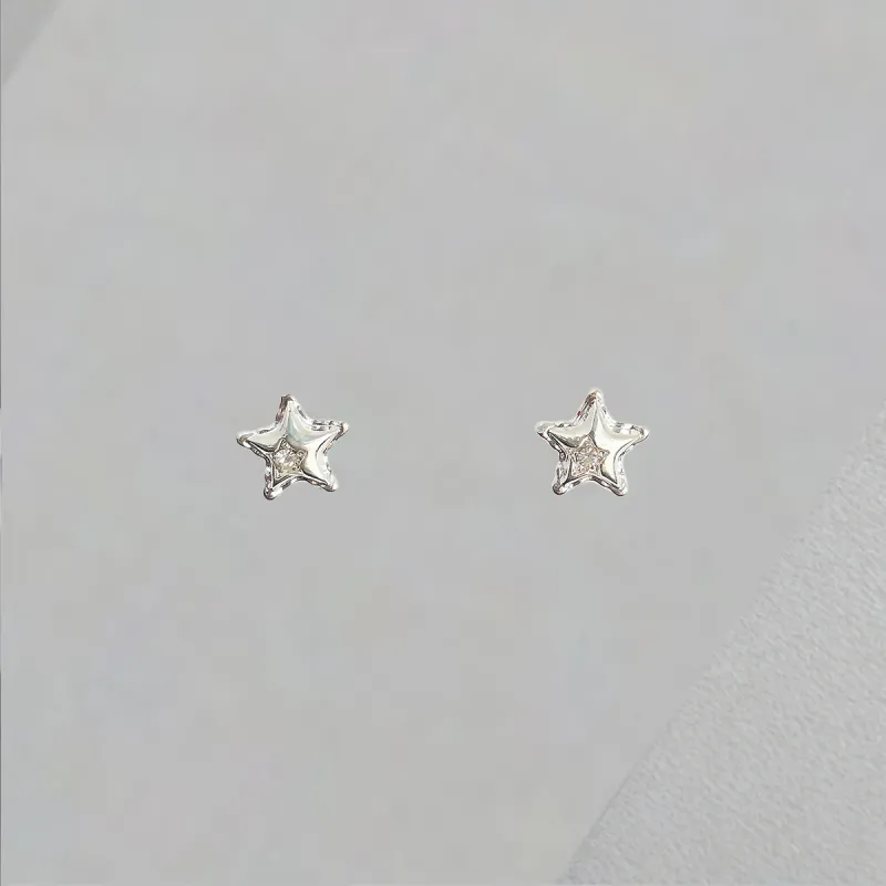 QIANFANGDAHUANGYE Alloy Stud Earrings Unisex-5