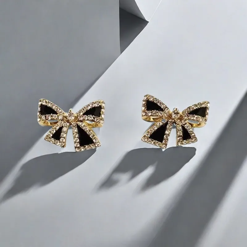 QIANFANGDAHUANGYE Zircon Stud Earrings Women's-5