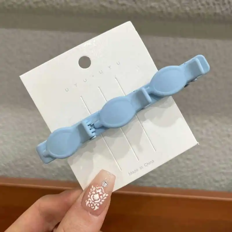 QIANFANGDAHUANGYE Acrylic/Resin Blue Hair Clip Women's-1