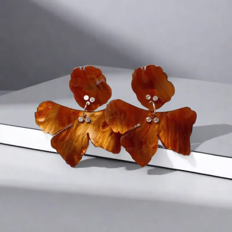 QIANFANGDAHUANGYE Alloy/Resin Earrings Women's-2