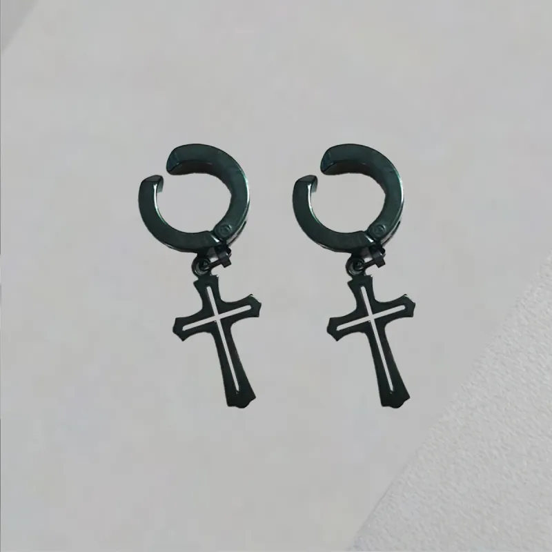 QIANFANGDAHUANGYE Alloy Clip-On Earrings Unisex-6