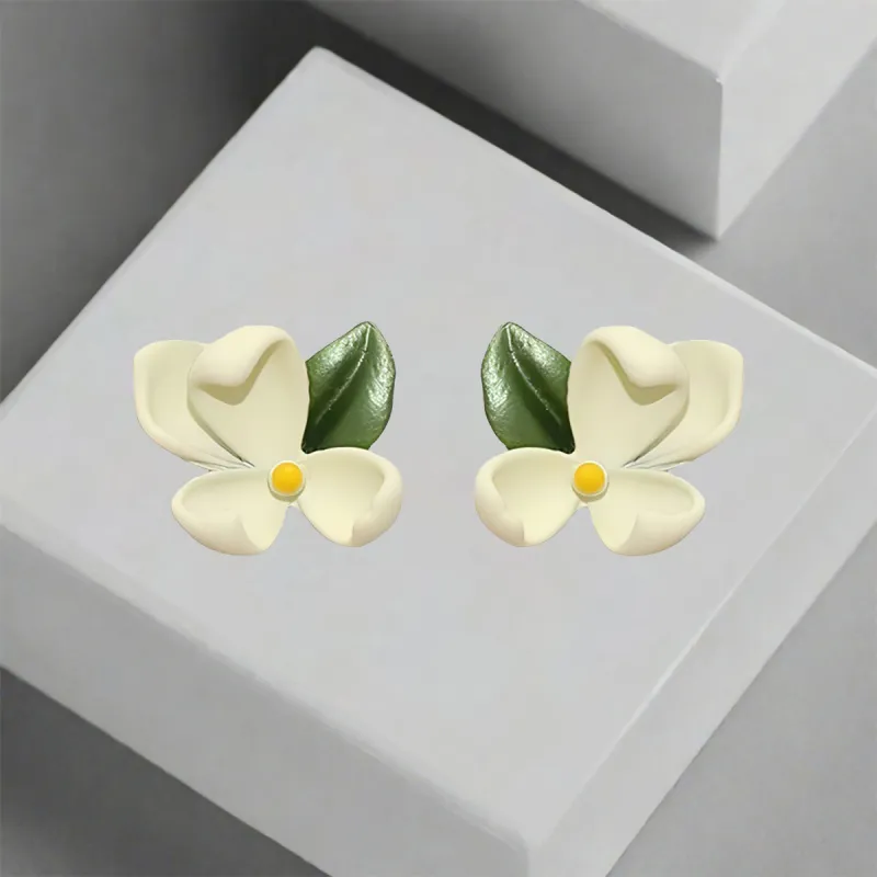 QIANFANGDAHUANGYE Resin Stud Earrings Women's-4