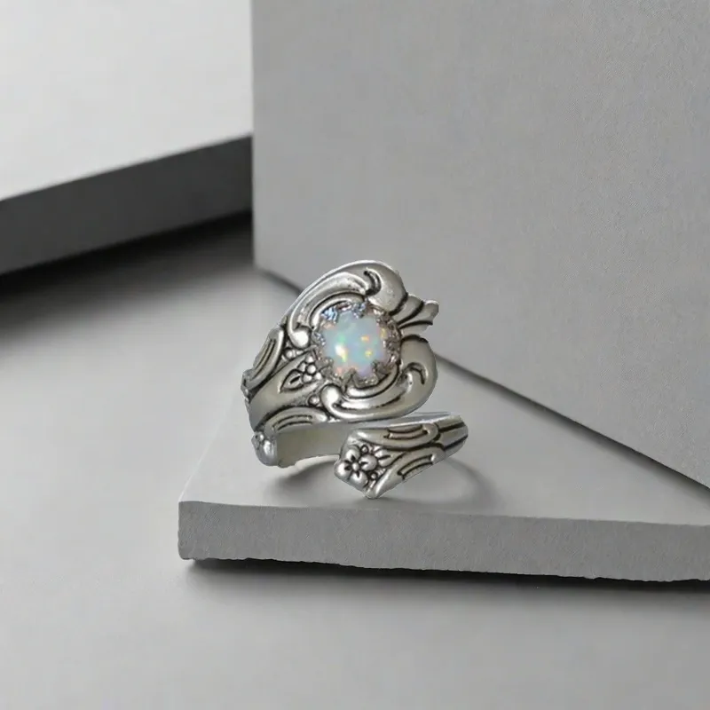 QIANFANGDAHUANGYE Alloy Rings Unisex-2