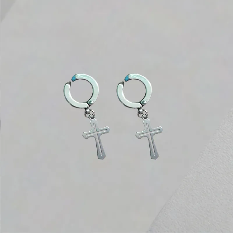 QIANFANGDAHUANGYE Alloy Clip-On Earrings Unisex-6
