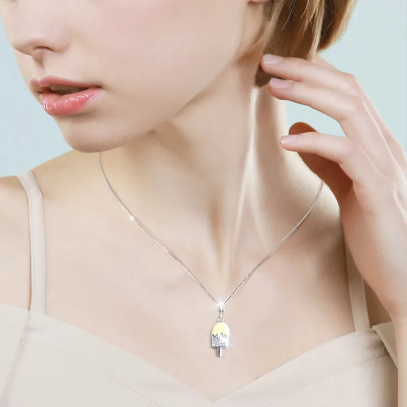 QIANFANGDAHUANGYE Zircon Necklaces Women's-1