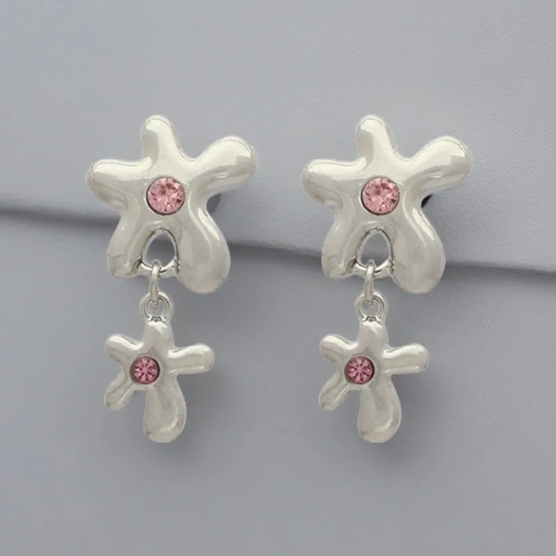 QIANFANGDAHUANGYE Alloy Earrings Women's-3