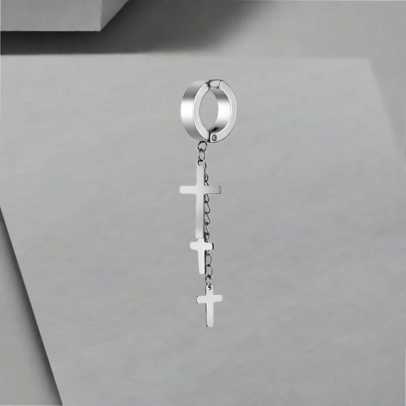 QIANFANGDAHUANGYE Alloy Clip On Earrings Unisex-1