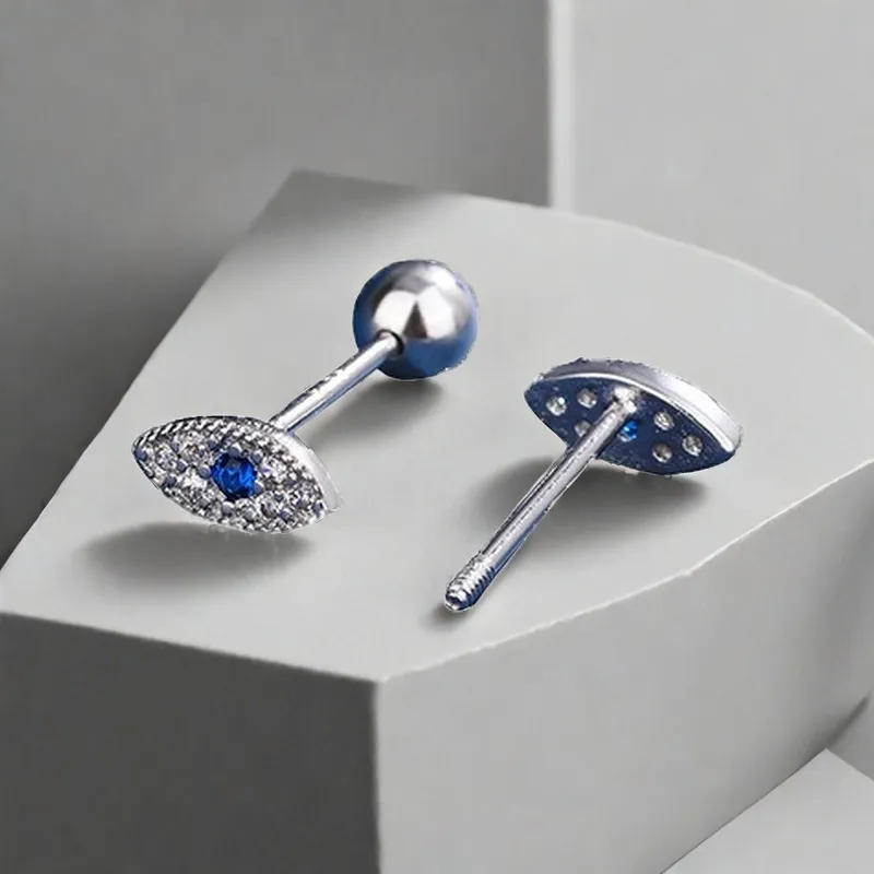 QIANFANGDAHUANGYE Zircon Stud Earrings Women's-4