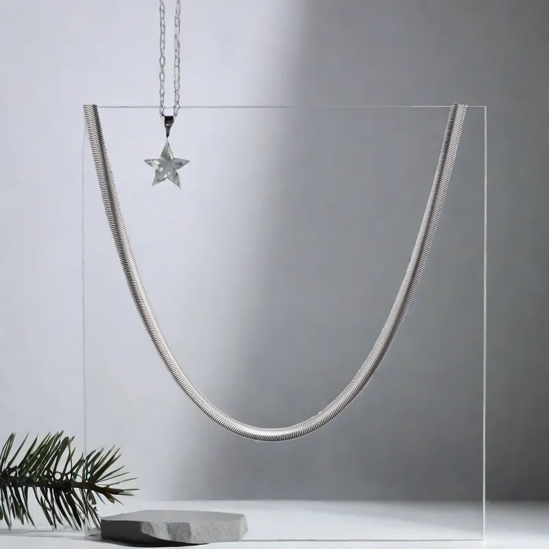 QIANFANGDAHUANGYE Alloy Necklaces Unisex-4