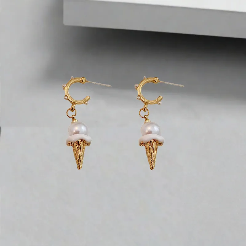 QIANFANGDAHUANGYE Alloy Earrings Women's-5