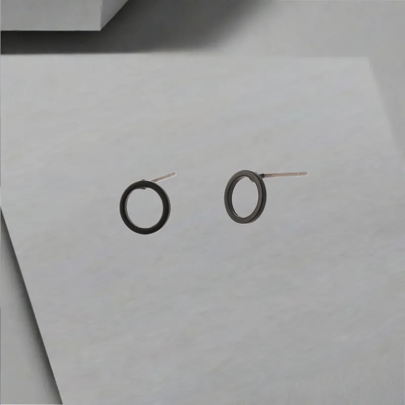 QIANFANGDAHUANGYE Alloy Stud Earrings Unisex-1