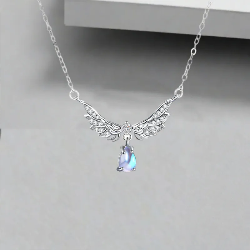 QIANFANGDAHUANGYE Zircon Necklaces Women's-3