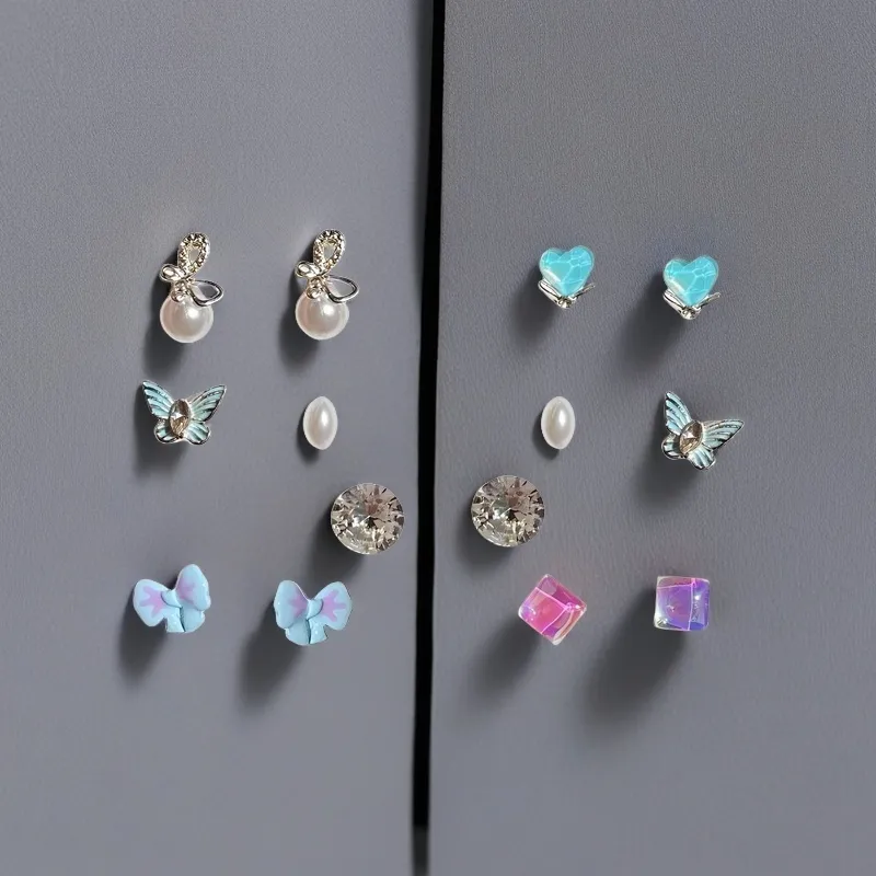 QIANFANGDAHUANGYE Faux Pearl Stud Earrings Women's-2