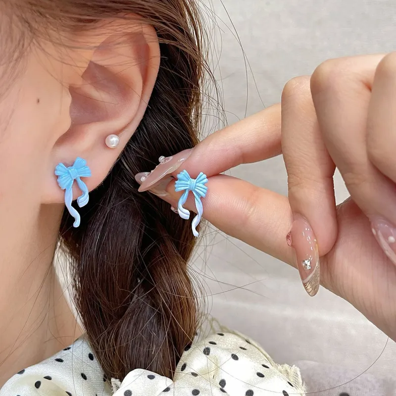 QIANFANGDAHUANGYE Resin Stud Earrings Women's-1