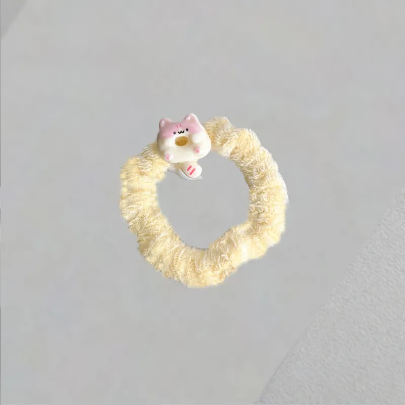 QIANFANGDAHUANGYE Resin Hair Tie Women's-4