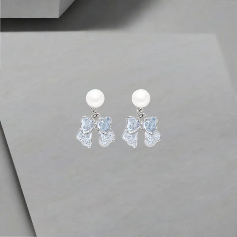 QIANFANGDAHUANGYE Zircon Earrings Women's-5