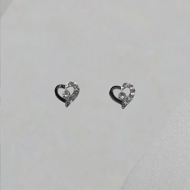 QIANFANGDAHUANGYE Zircon Stud Earrings Women's-4