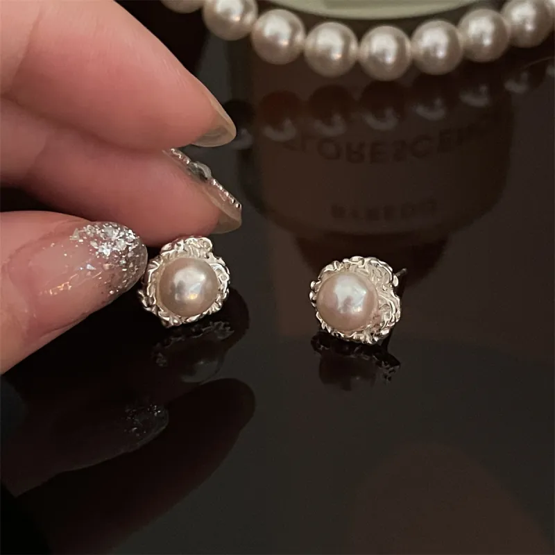 QIANFANGDAHUANGYE Alloy Stud Earrings Women's-2