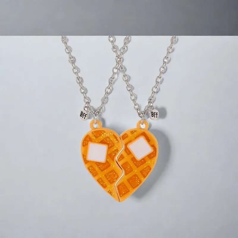 QIANFANGDAHUANGYE Alloy Resin Necklaces Unisex-4
