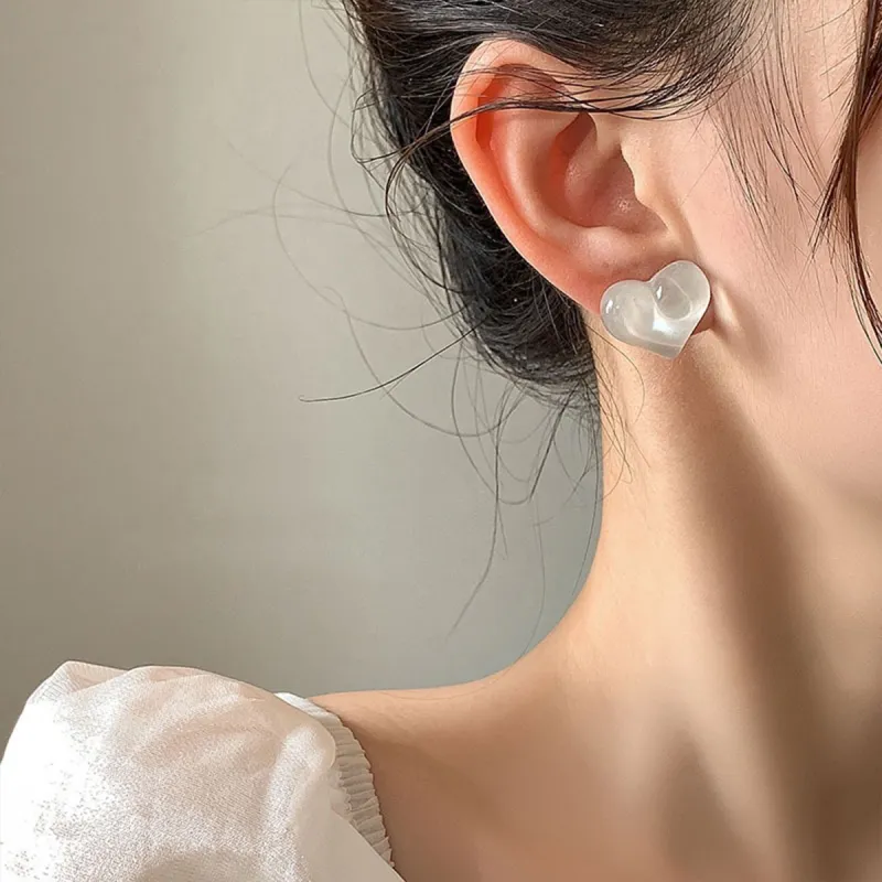 QIANFANGDAHUANGYE Resin Stud Earrings Women's-1