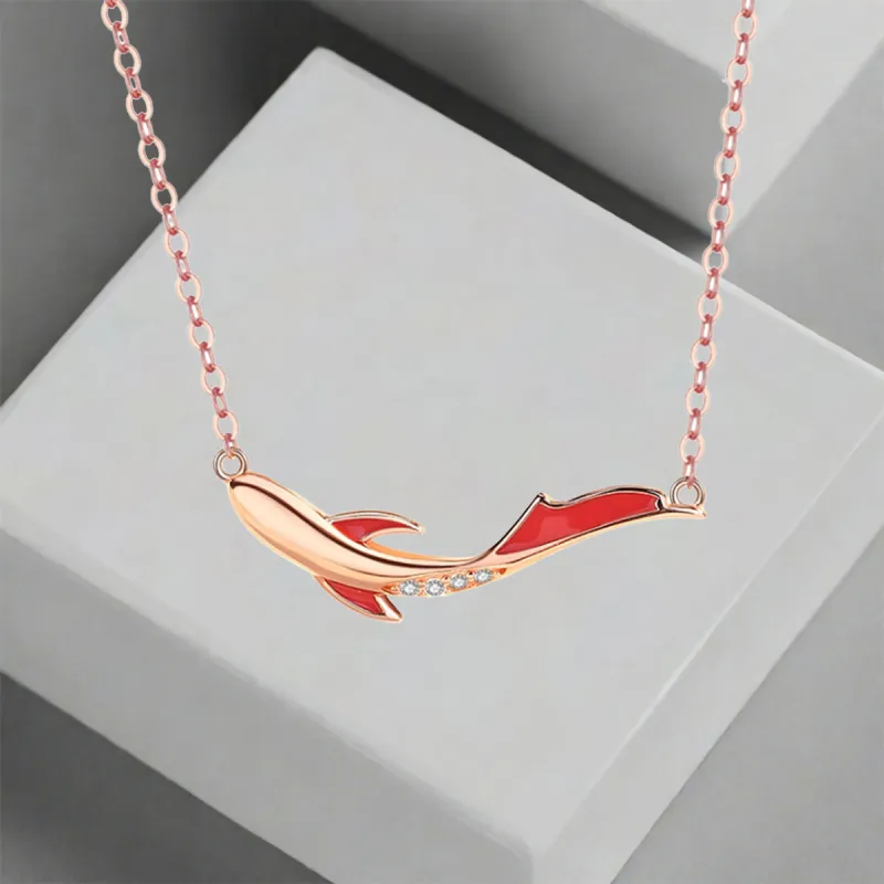QIANFANGDAHUANGYE Zircon Necklaces Women's-3