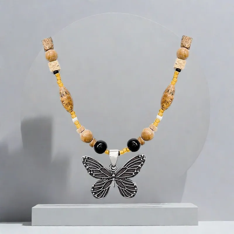 QIANFANGDAHUANGYE Alloy/Resin Necklaces Women's-4
